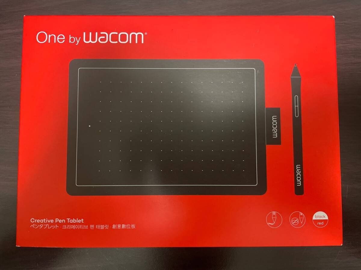 【美品】Wacom(ワコム) ペンタブ One bySmall Chromebook 対応 ペン入力専用モデル Sサイズ 板タブ CTL-472/K1-C ブラック_画像1
