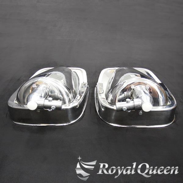 Royal Queenオリジナル♪少し訳あり 復刻版 ステンレス製 五光ミラー ハイウェイミラー 高速ミラー 鏡面★トラック デコトラ【RQMR1】の画像3