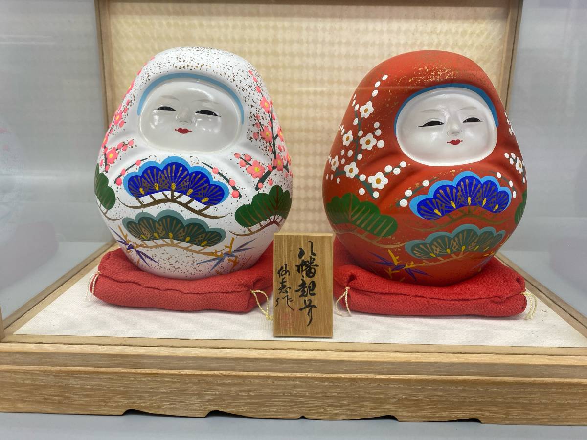 金沢 中島めんや 加賀八幡起上り 仙恵作 本体高さ約14cm 加賀 郷土玩具 和風 縁起物 中古保管品 / 現状品 美品【0201k-1】_画像5