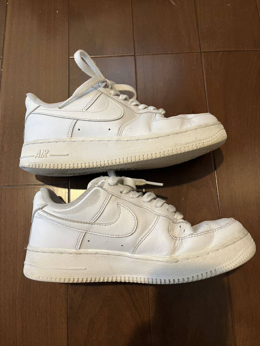 23cm NIKE ナイキ AIR FORCE 1エアフォースワン ホワイト_画像3