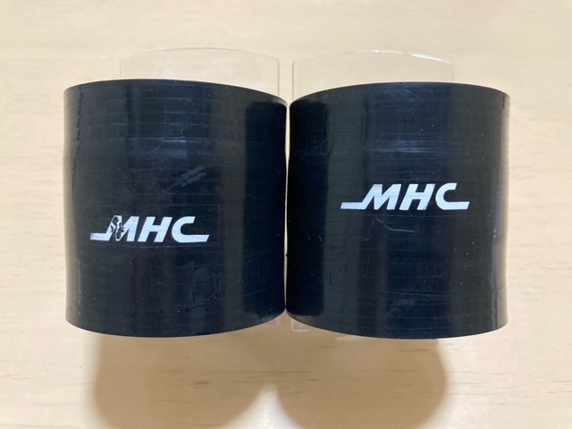 定形外発送可 MHC シリコンホース シリコンジョイント ブラック 70mm 70φ 2個 インタークーラー インテークパイプ パイピング等_画像1