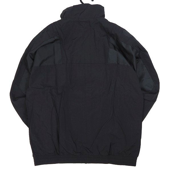 P974 新品 adidas アディダス 裏起毛トリコット フルジップ ウーブン ジャケット ウインドブレーカー ゴルフ 2XL ブラック_画像3