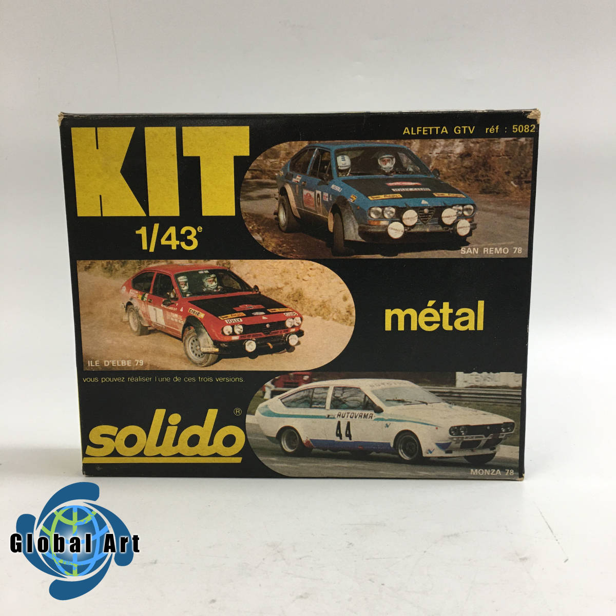 ★E01133/solido ソリド/KIT 1/43/metal メタル/MOALFETTA GTV/箱付_画像1