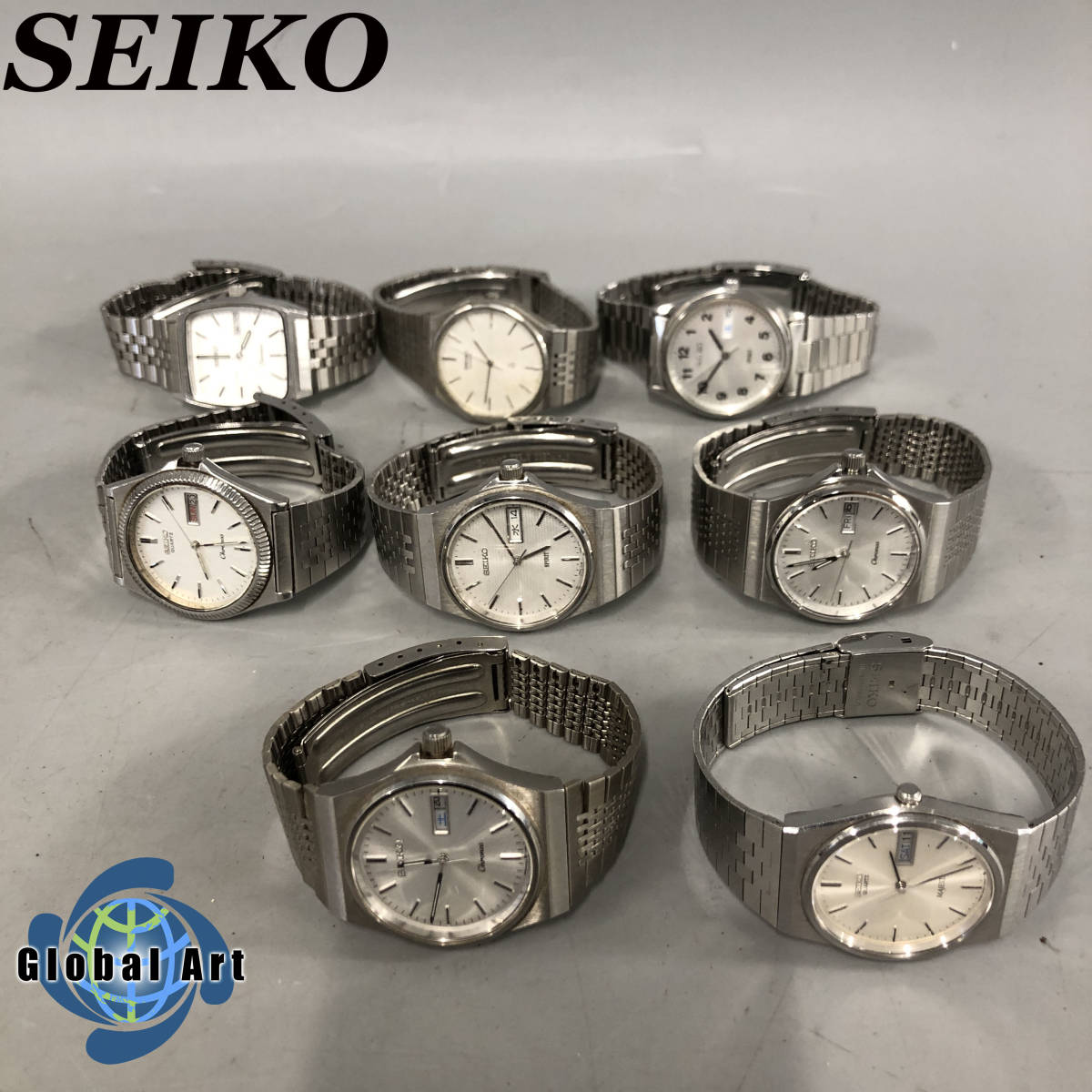 え01329/SEIKO セイコー/クオーツ/メンズ腕時計/5H23-7D20/9063-6000/7N48-7A10 他/まとめて/計8点セット/ジャンク_画像1