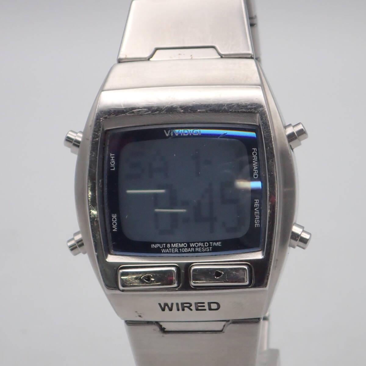 え02128/SEIKO セイコー/アルバ/ワイアード/ビビデジ/クオーツ/メンズ腕時計/デジタル/W522-4A00_画像3