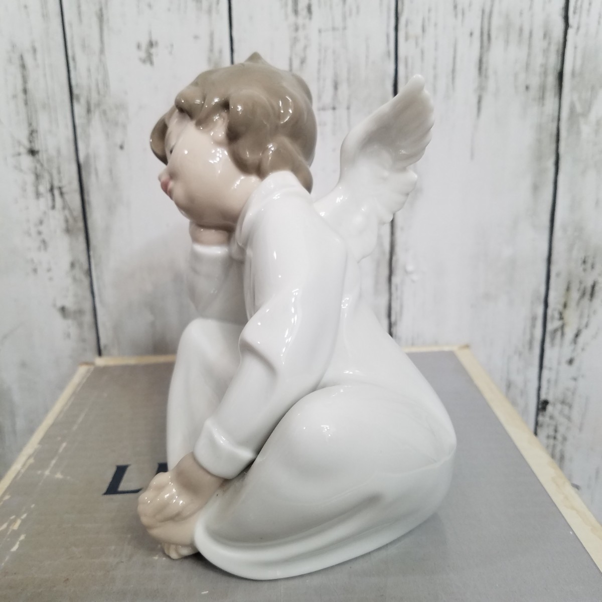 【美品】リヤドロ LLADRO フィギュリン 陶器人形 天使　_画像3