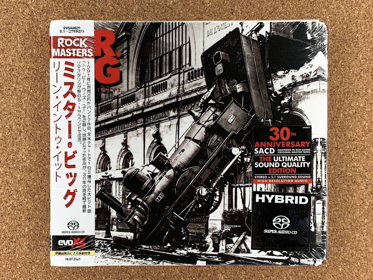 ☆★ 【未開封新品】 MR.BIG/LEAN INTO IT 30th Anniversary Edition SACDハイブリッド 2ch/5.1ch (輸入盤/日本語帯・解説付) ★☆_画像1