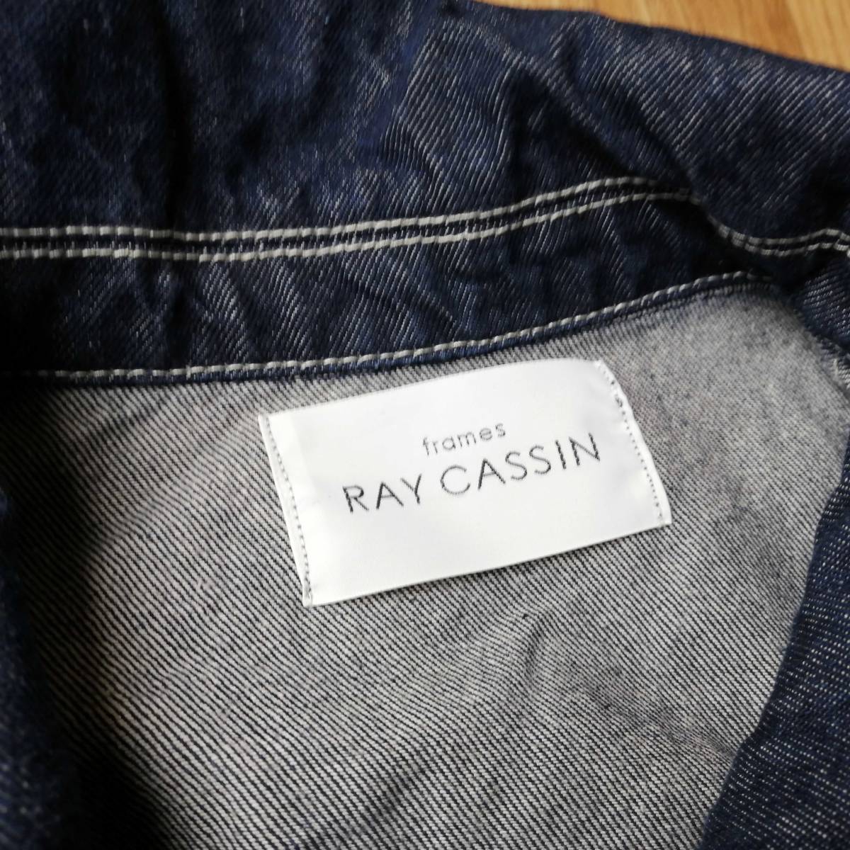 Ray Cassin レイカズン デニムジャケット ショート丈 濃紺デニム Mサイズ 24-0213bu02_画像3