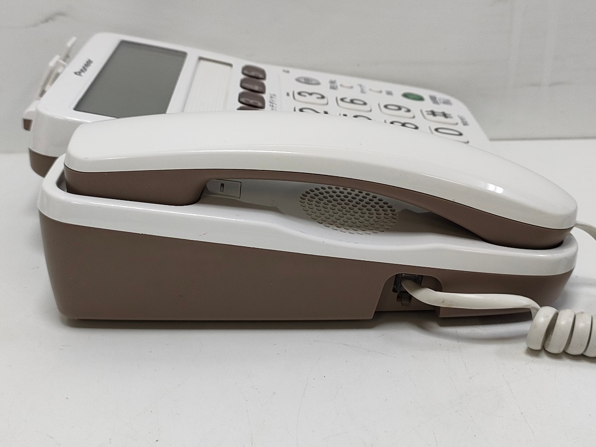 管理1127 Pioneer デジタルコードレス電話機 親機のみ TF-SE15S 通電確認済み アダプタ欠品 _画像6