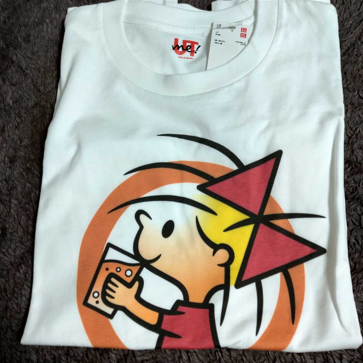 未着用 北海道限定 ユニクロ リボンナポリン Tシャツ　Ｌサイズ リボンちゃん　コラボ _画像2