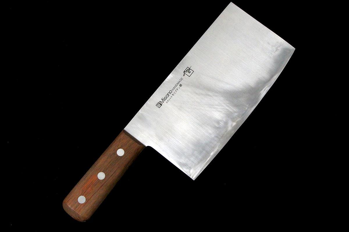 美品|ミソノ 中華包丁 No.61 190mm ステンレスモリブデン鋼 λA6712-2L1C