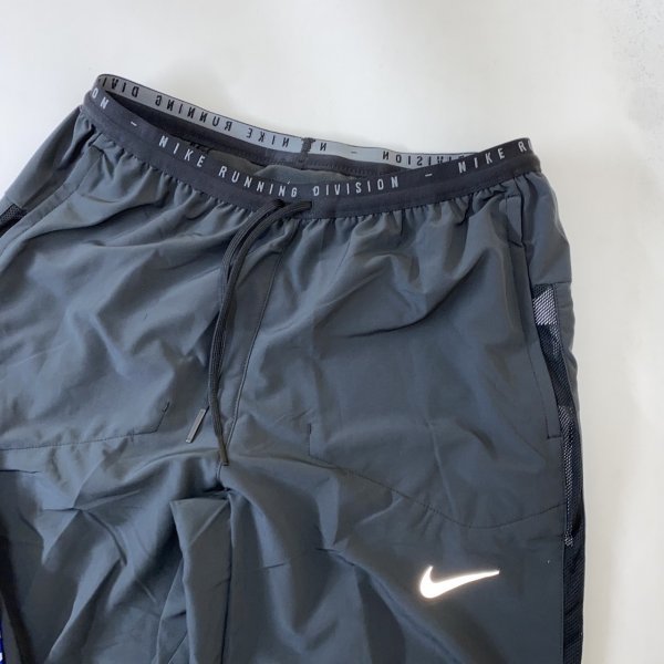 NIKE ナイキ ランニング ディビジョン ジップ ジャケット & ウーブン パンツ セット 上下 DV8101-011 DQ4748-010 黒 青 M_画像4