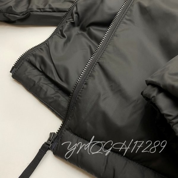 ○新品○adidas アディダス Essentials エッセンシャルズ インサレーテッド フード付きジャケット GH4601 黒 XO_画像4