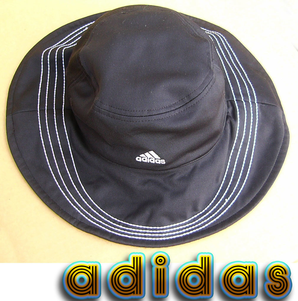 即決■adidas■黒視点の降格遠近法cap■■古着_画像1