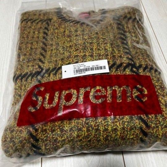 新品！~Supreme~ Quilt Stitch Sweater XL ニット セーター【大人気！】商品 希少 クルーネック