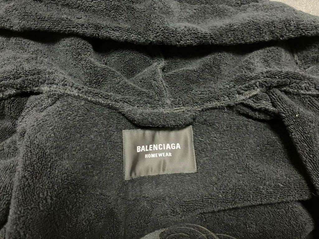 BALENCIAGA HOMEWEAR テリークロスバスローブガウンコート BALENCIAGA HOMEWEAR テリークロスバスローブガウンコート