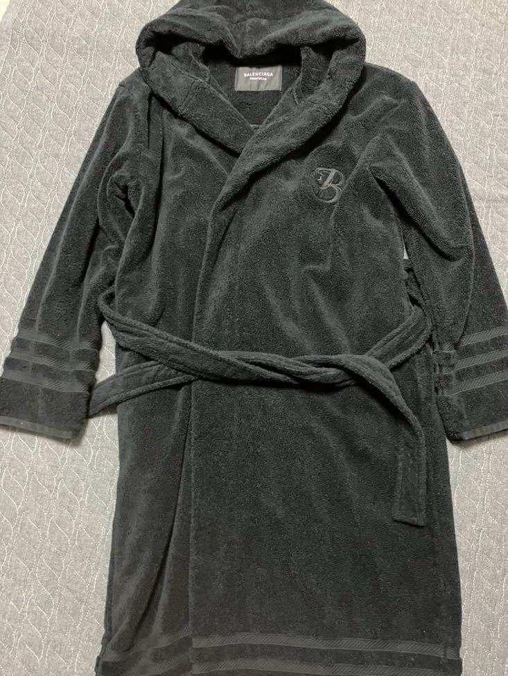 BALENCIAGA HOMEWEAR テリークロスバスローブガウンコート BALENCIAGA HOMEWEAR テリークロスバスローブガウンコート