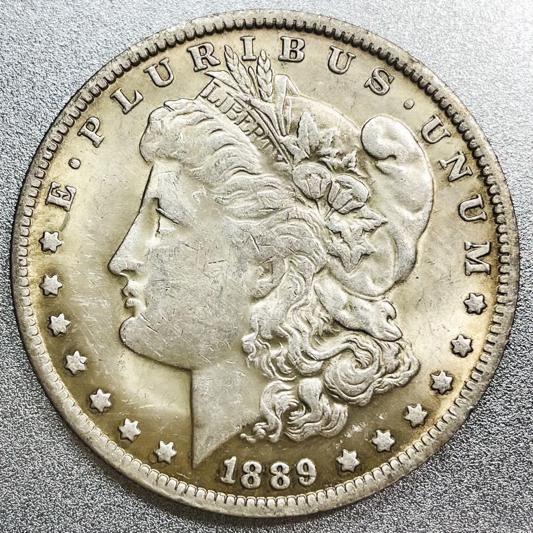 モルガン 1ドル銀貨 1889年 CC　レプリカコイン_画像1