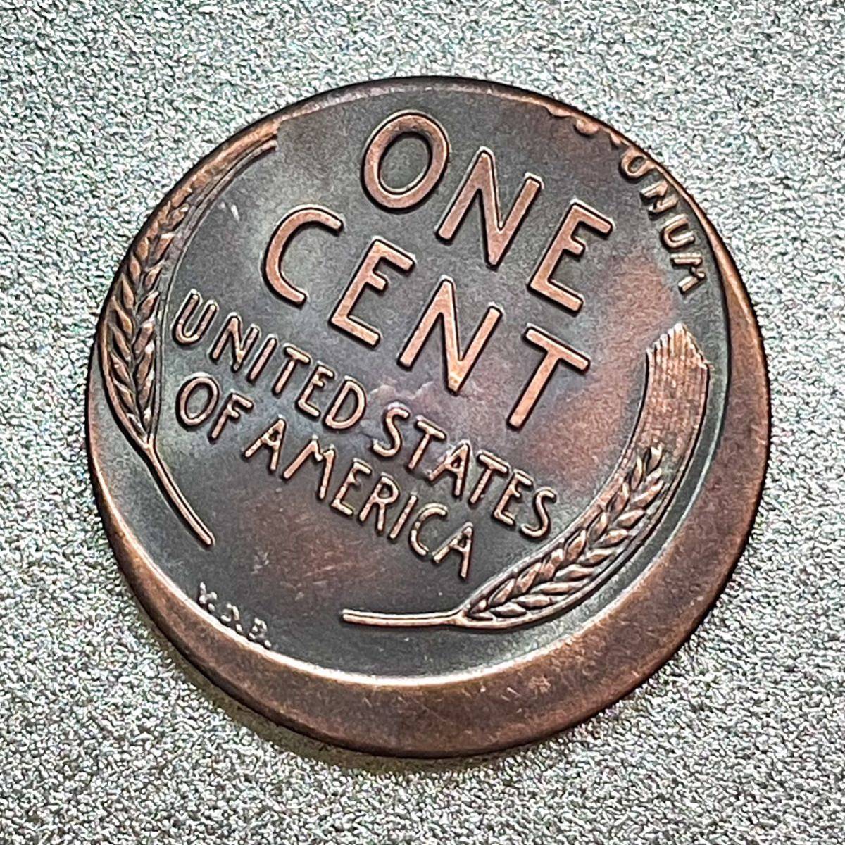 リンカーン 1セント 1909年 エラーコイン　ウィートペニー　麦ペニー　レプリカコイン_画像2