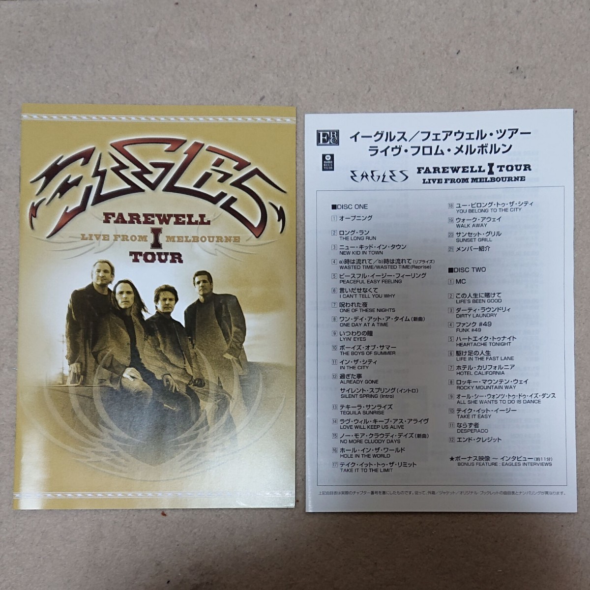 【DVD】イーグルス Eagles Farewell Live from Melbourne Tour《2枚組/国内盤》_画像6