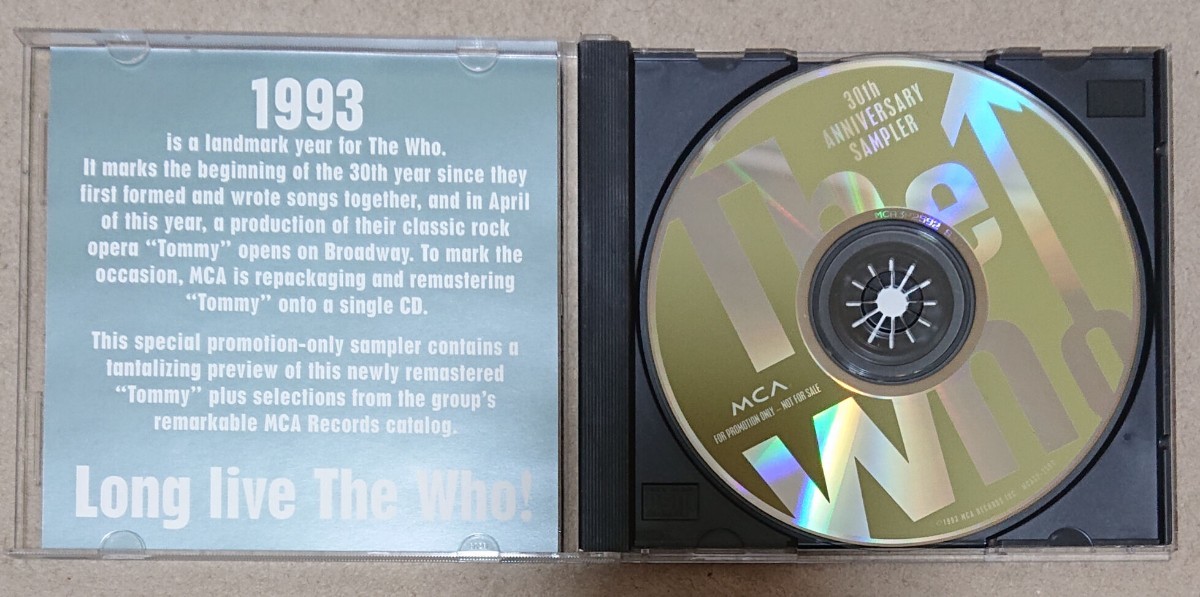 【CD】ザ・フー The Who 30th Anniversary Sampler_画像4