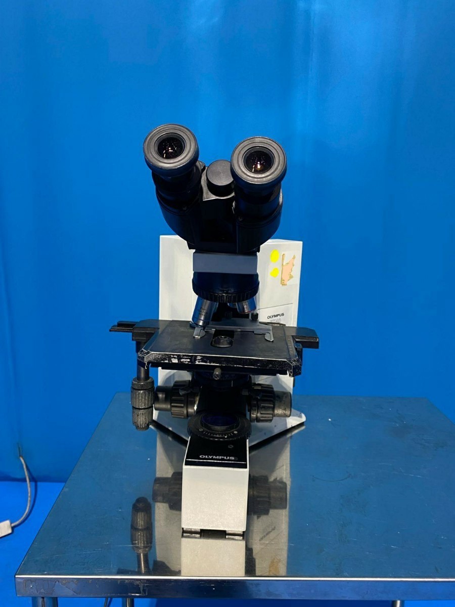 OLYMPUS BX40 living thing microscope against thing lens 4. attaching Olympus 