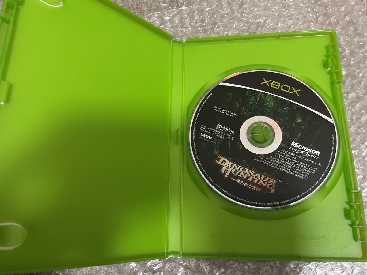 XBOX ダイナソーハンティング　〜失われた大地〜　説明書無し　ジャンク　DINOSAUR HUNTING Microsoft_画像3