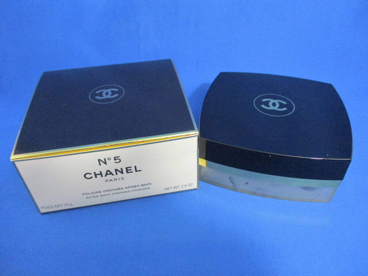 CHANEL シャネル No5 レディース ボディ パウダー 75g 未使用品 【1498】_画像1