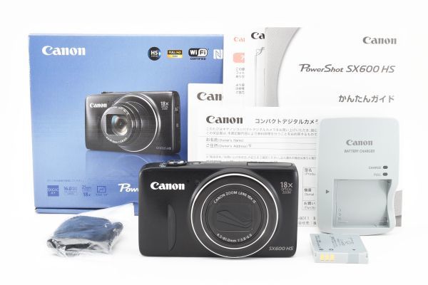 【箱付き・動作好調】 Canon キヤノン PowerShot SX600 HS コンパクト デジタルカメラ #390_画像1