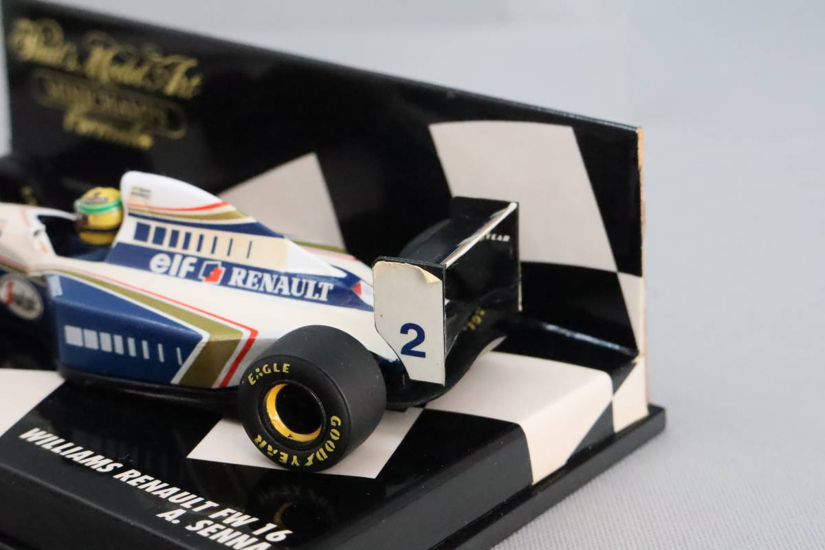 ミニチャンプス ウィリアムズ・ルノー FW16 アイルトン・セナ（Minichamps Williams Renault FW16 Ayrton Senna）1/43スケール_画像5