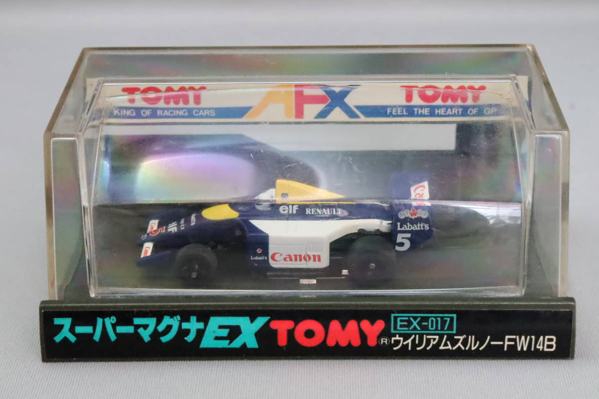 トミー AFX スーパーマグナEX EX-017 ウィリアムズ ルノー FW14B　HOスケール スロットカー_画像1