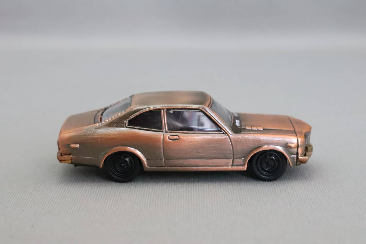  Konami out of print famous car collection D.C. VERSION Mazda Savanna GT RX-3(S124A)1972 bronze 1/64 scale 