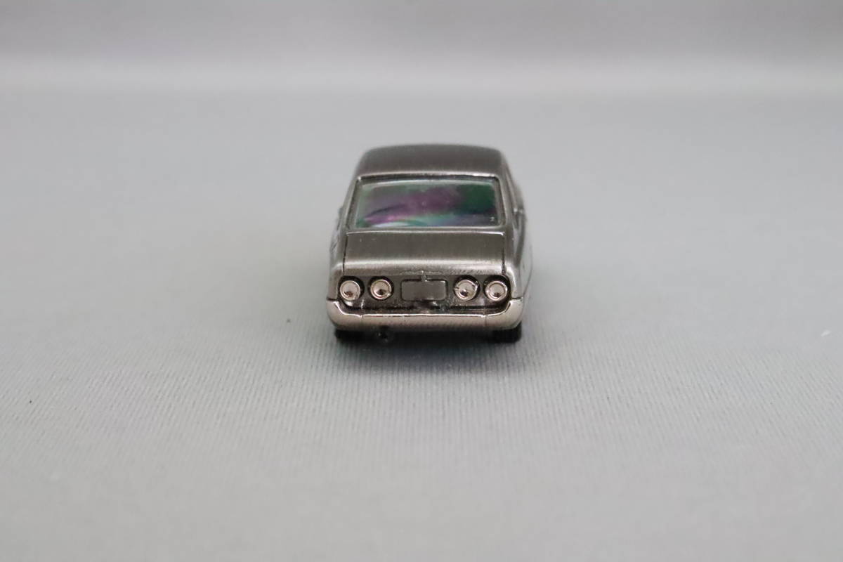  Konami out of print famous car collection D.C. VERSION Mazda Familia rotary coupe (M10A)1968... silver 1/64 scale 