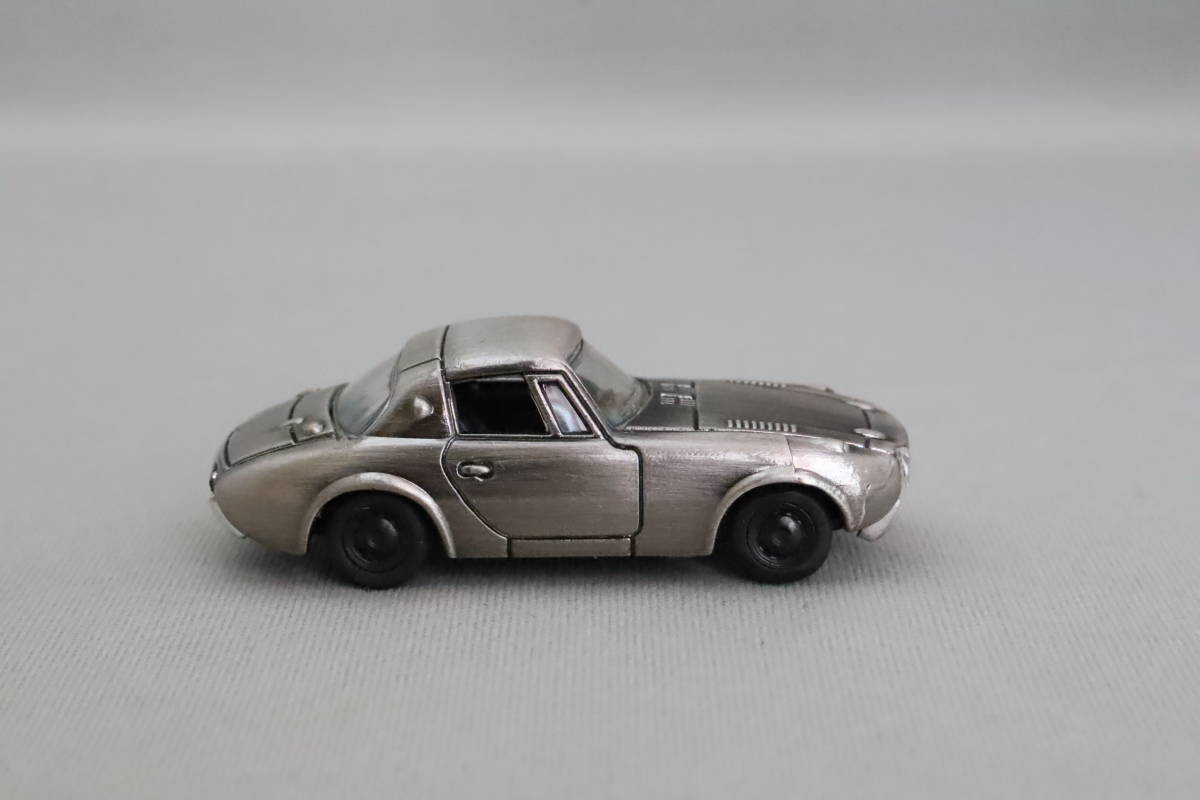  Konami out of print famous car collection D.C. VERSION Toyota Sports 800(UP15)1965... silver 1/64 scale 