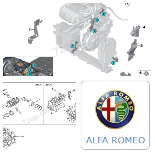 web版パーツカタログ ALFA ROMEO アルファロメオ SPIDER COUPE S.Z. SPEEDSTER R.Z. GTV GT 33 75_画像1