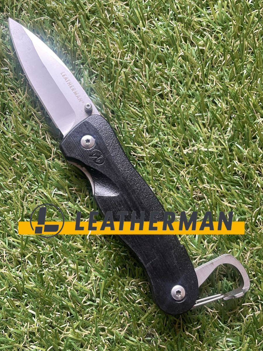 LEATHERMAN #001 Crater C33 レザーマン フォールディングナイフ 折りたたみナイフ