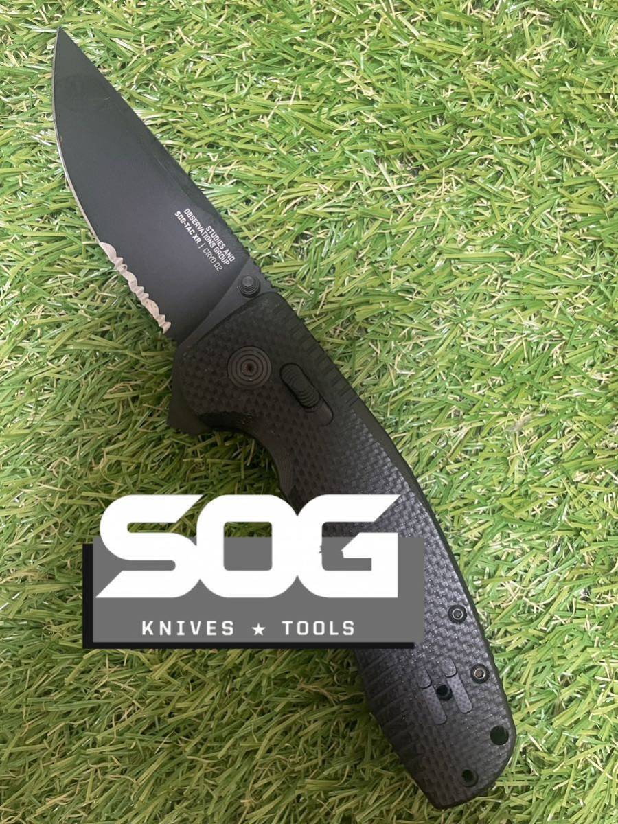 SOG #004 TAC-XR ソグ フォールディングナイフ 折りたたみナイフ_画像1