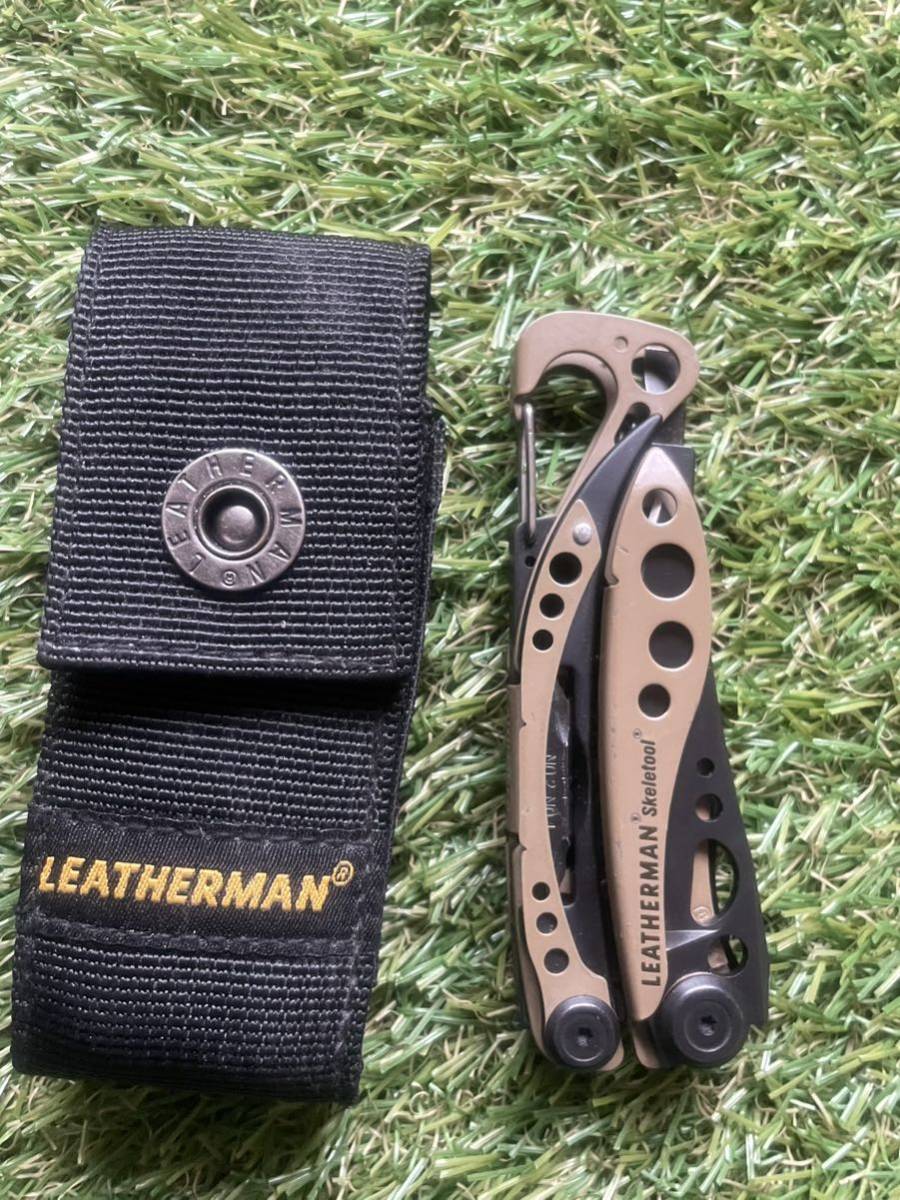 LEATHERMAN SKELETOOL Coyote Tan 専用ナイロン製シース付 レザーマン マルチツール ツールナイフの画像9