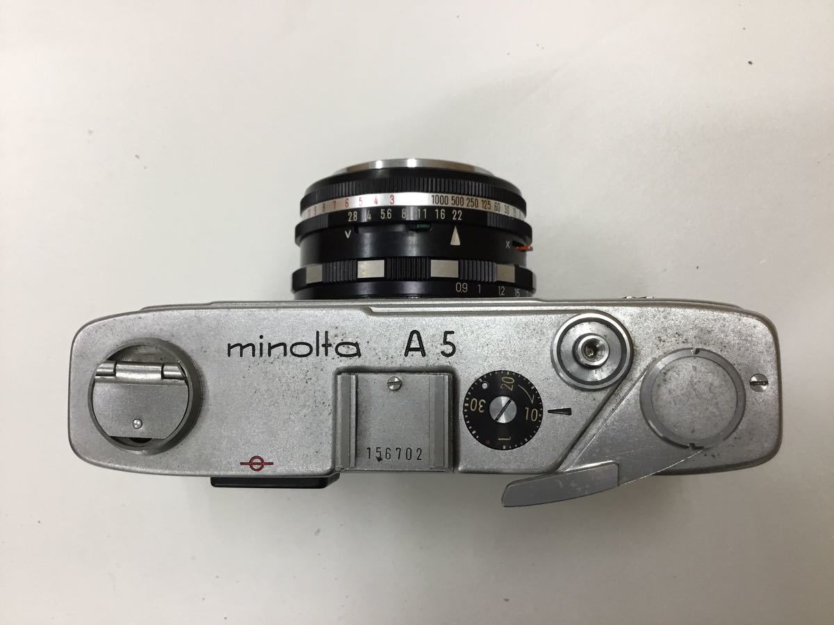  ☆1円スタート☆【T】【11536】minolta　A5　M　1000　 MINOLTA ミノルタ フィルムカメラ_画像5