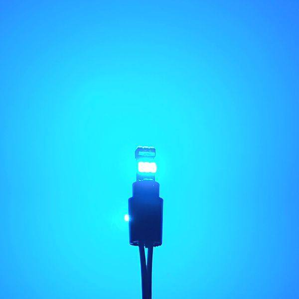 T5 3014 SMD LED 9連 アイスブルー 2個セット　メーターランプ　エアコンランプ　コンソールランプ　フットランプ　インジケーターランプ_画像5
