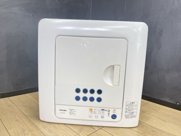 東芝 電気衣類乾燥機 ED-60C 乾燥容量6.0kg 家電製品 TOSHIBA 難有 手渡し歓迎/65285_画像1