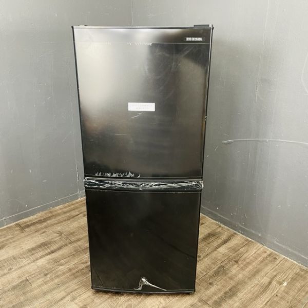 動作保証 アイリスオーヤマ 冷凍冷蔵庫 IRSD-14A-B 2022年製 142L 1人暮らし 右開き ブラック 家電製品 /20074