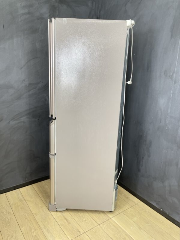 動作保証 MITUBISHI 三菱 ノンフロン冷凍冷蔵庫 MR-C34ZL-P 335L 3ドア 左開き 製氷タンク欠品 手渡し歓迎/56389_画像5