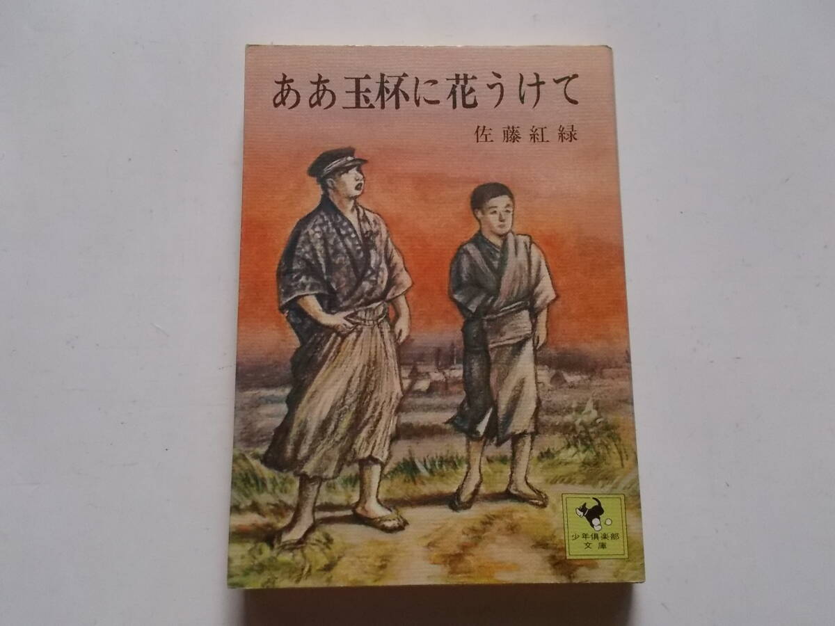 【送料込即決】佐藤紅緑●ああ玉杯に花うけて●少年倶楽部文庫_画像1