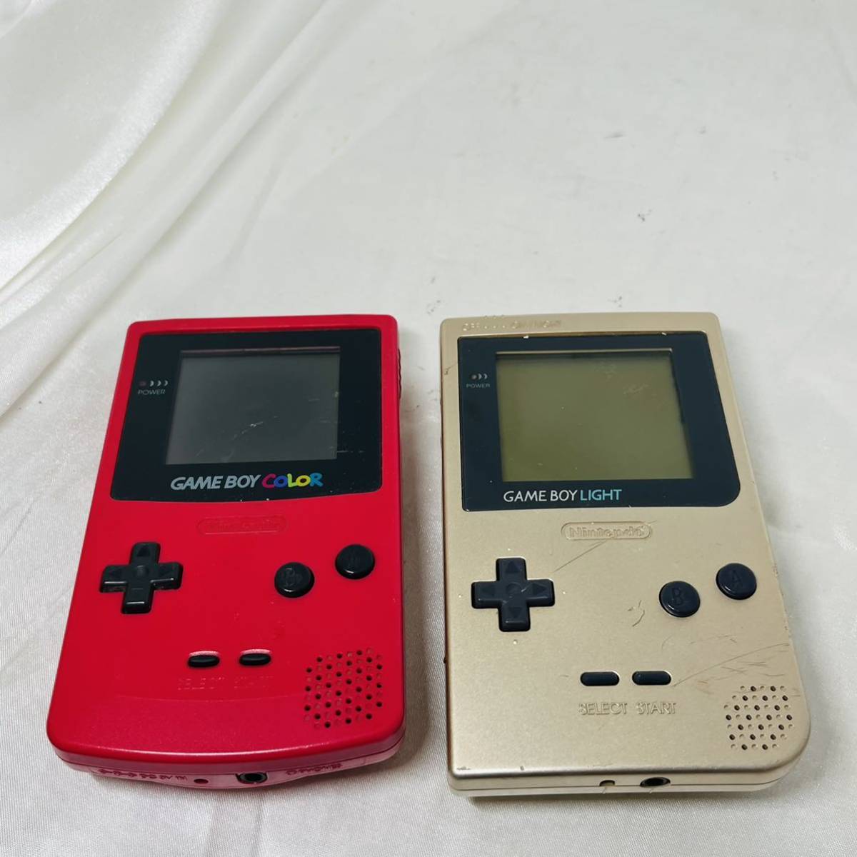 ★1円～ 一部ジャンク 任天堂 ゲームボーイカラー ゲームボーイ ライト 本体 2個セット Nintendo GAMEBOY COLOR LIGHT ニンテンドー_画像1