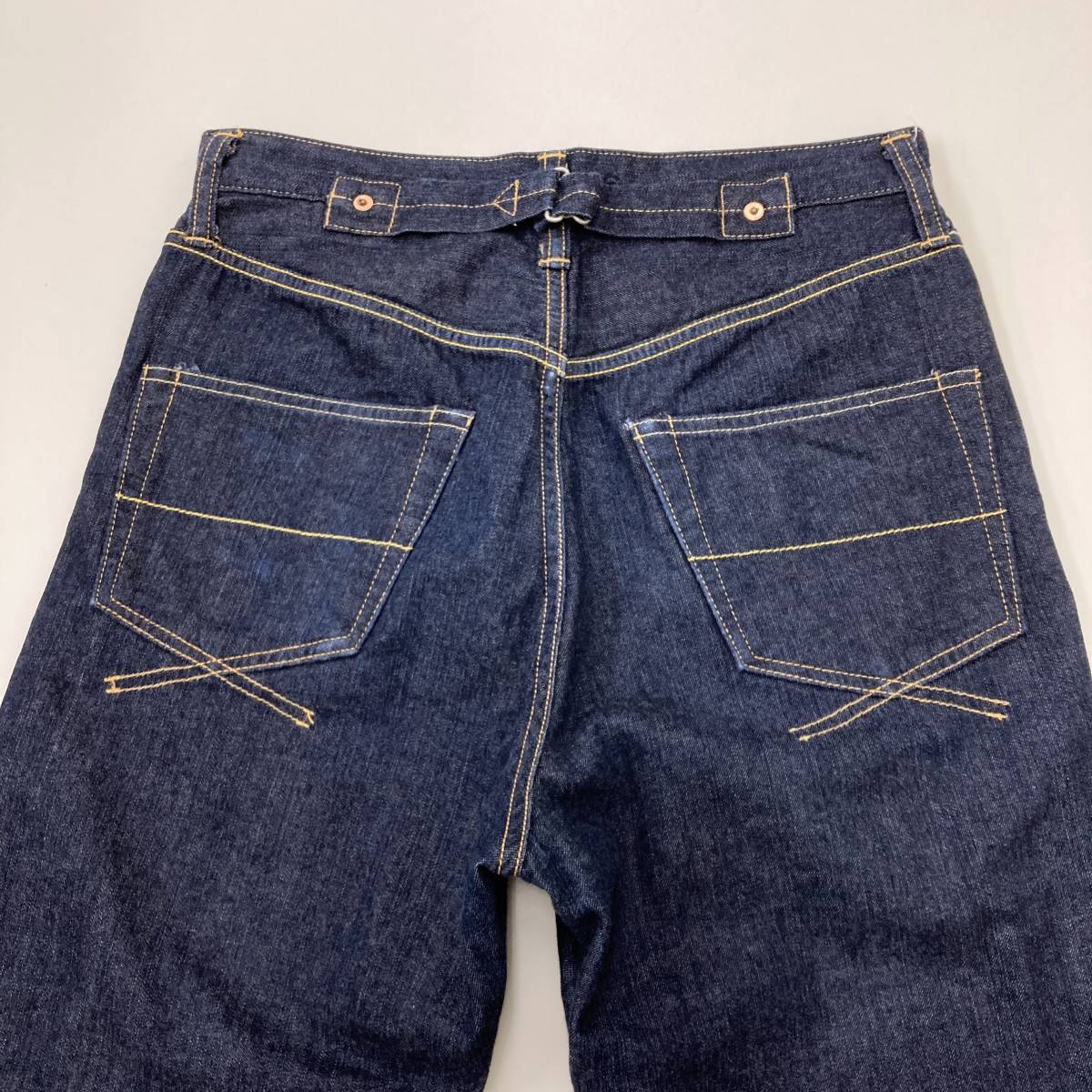MIHARA YASUHIRO DENIM cropped pants Denim pants dark blue 44 size Mihara Yasuhiro monkey L jeans 3120188