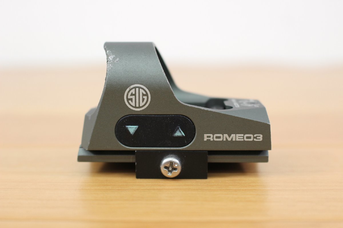 △現状品△ SOTAC M-007 SIG ROME03 レプリカ ドットサイト　ドット点灯○　ケース付 傷み (2921211)_画像4