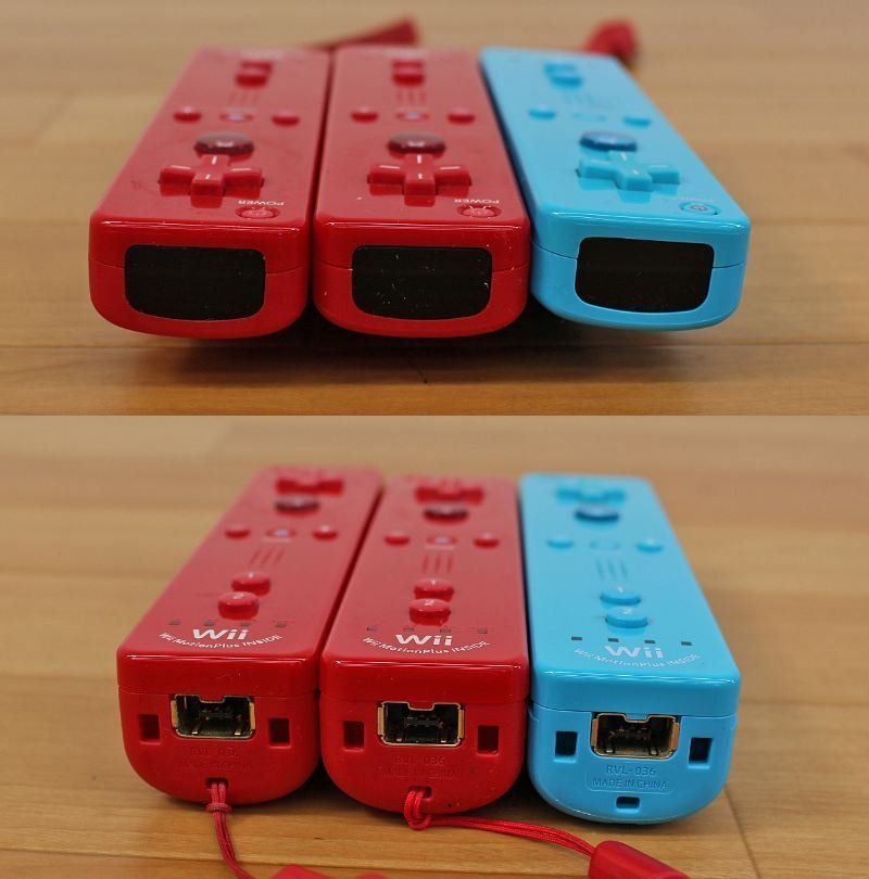 ◇現状品◇Nintendo Wii リモコン RVL-003×4個/ Wiiモーションプラスリモコン RVL-036×3個 計7個セット 傷み※動作未チェック（2761171）_画像3