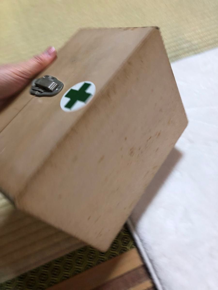昭和レトロ 木製 救急箱　 ビンテージ