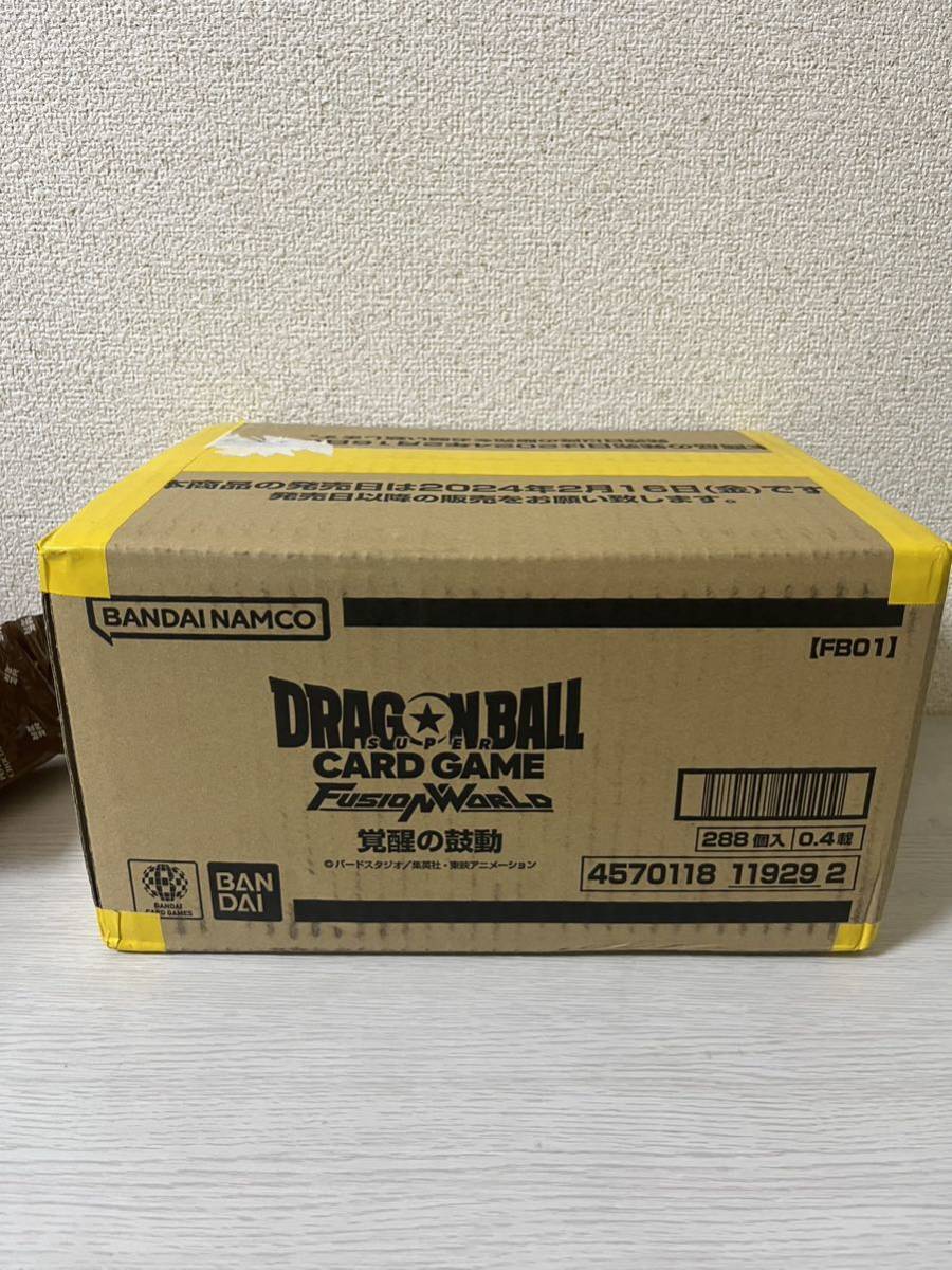 ドラゴンボールスーパーカードゲーム フュージョンワールド 覚醒の鼓動 1カートン 新品未開封 FB01